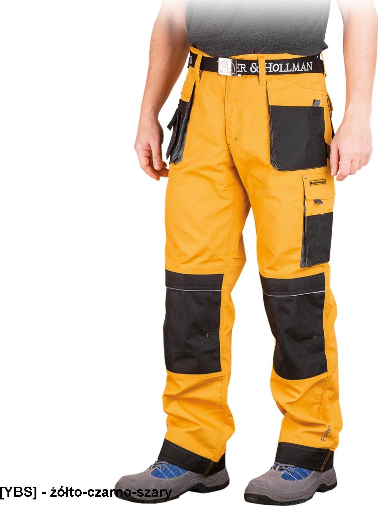 R.E.I.S. LH-FMN-T - SPODNIE OCHRONNE DO PASA - khaki-czarno-szary 52