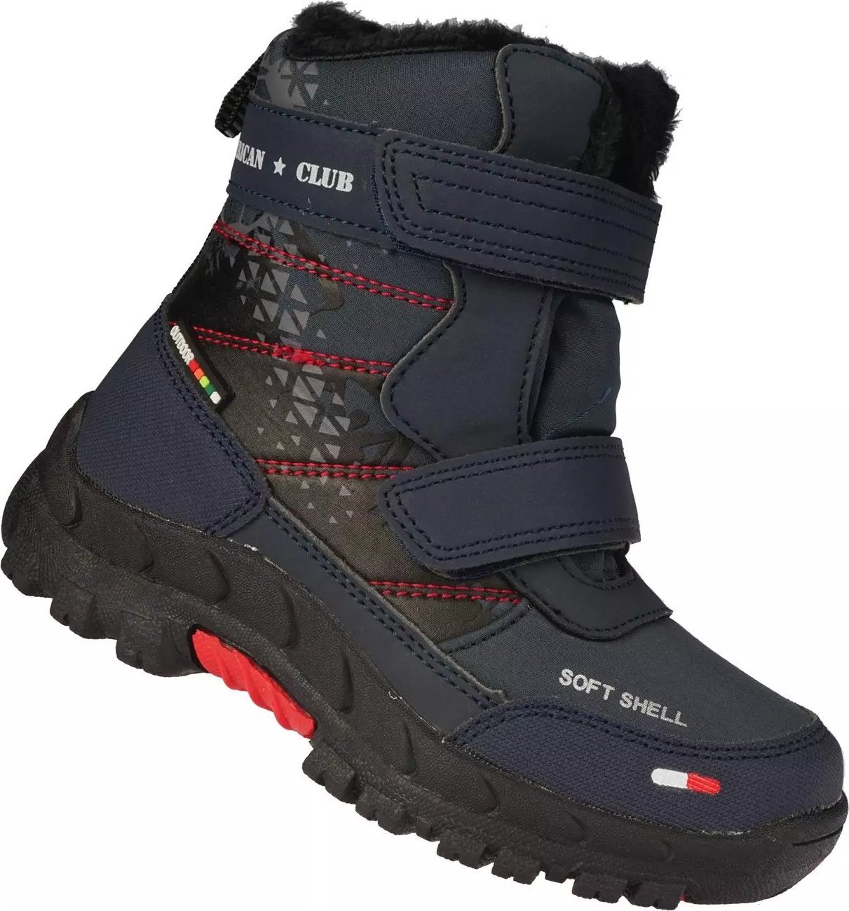 American Club Dziecięce buty zimowe American Club BHL102/24NA granatowe 30