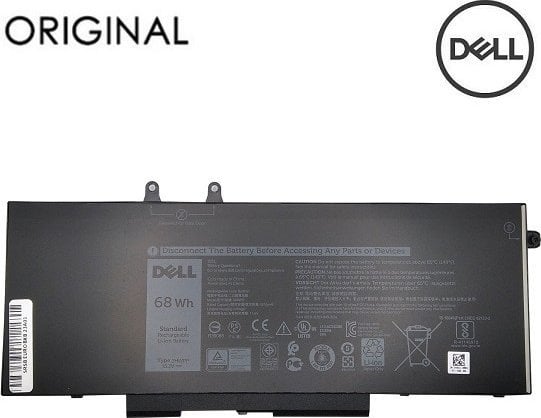 Bateria Dell Nešiojamo kompiuterio baterija DELL 3HWPP, 68Wh, Original