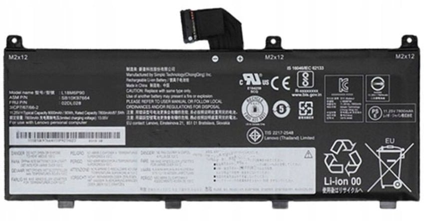 90WH internal lithium-ion battery, 6 cells