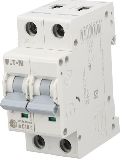 Eaton Wyłącznik nadprądowy 2P C 10A 6kA AC xPole Home HN-C10/2 194869