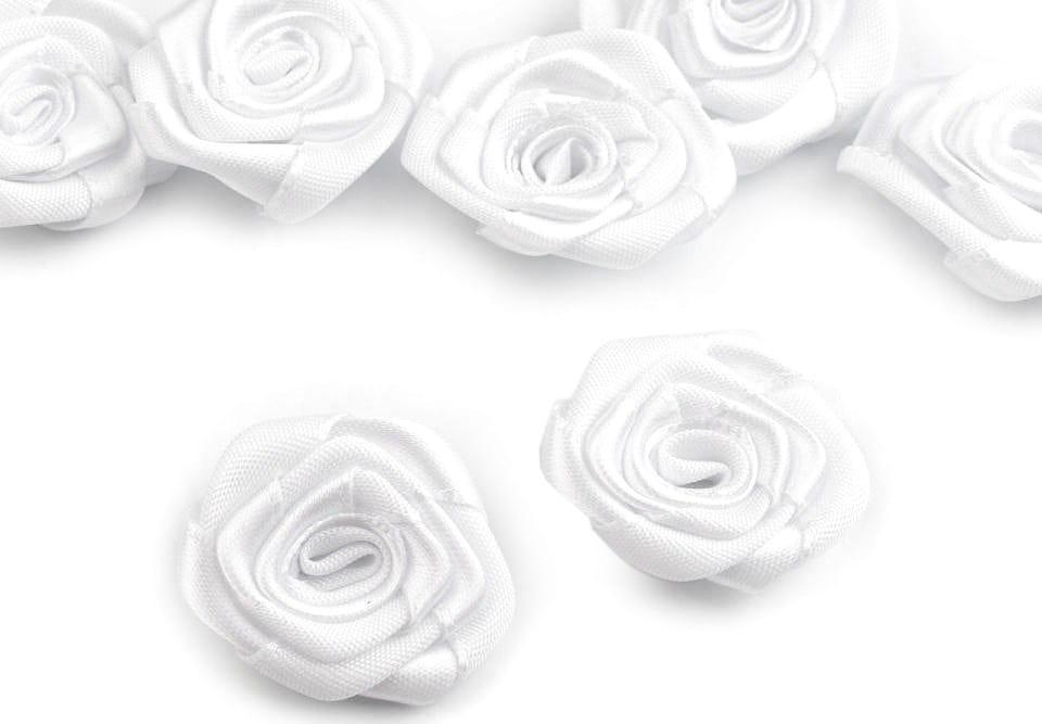 kufer-pasmanteria Różyczki satynowe 15 mm R02 ( 20 szt )