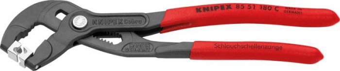 Knipex Szczypce do mont.opasek do wezy typu CLIC, rekojesci powlek.tworz. sztucz.180mm KNIPEX