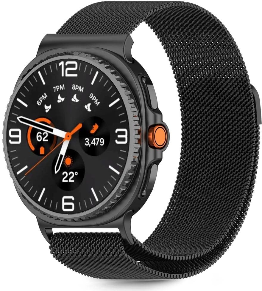 TECH-PROTECT MILANESEBAND SAMSUNG GALAXY WATCH 8 / CLASSIC (40 / 44 / 46 MM) BLACK