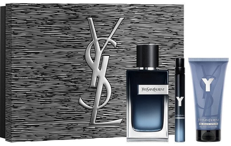 Yves Saint Laurent Y Pour Homme zestaw woda perfumowana spray 60ml + żel pod prysznic 50ml + miniatura wody perfumowanej spray