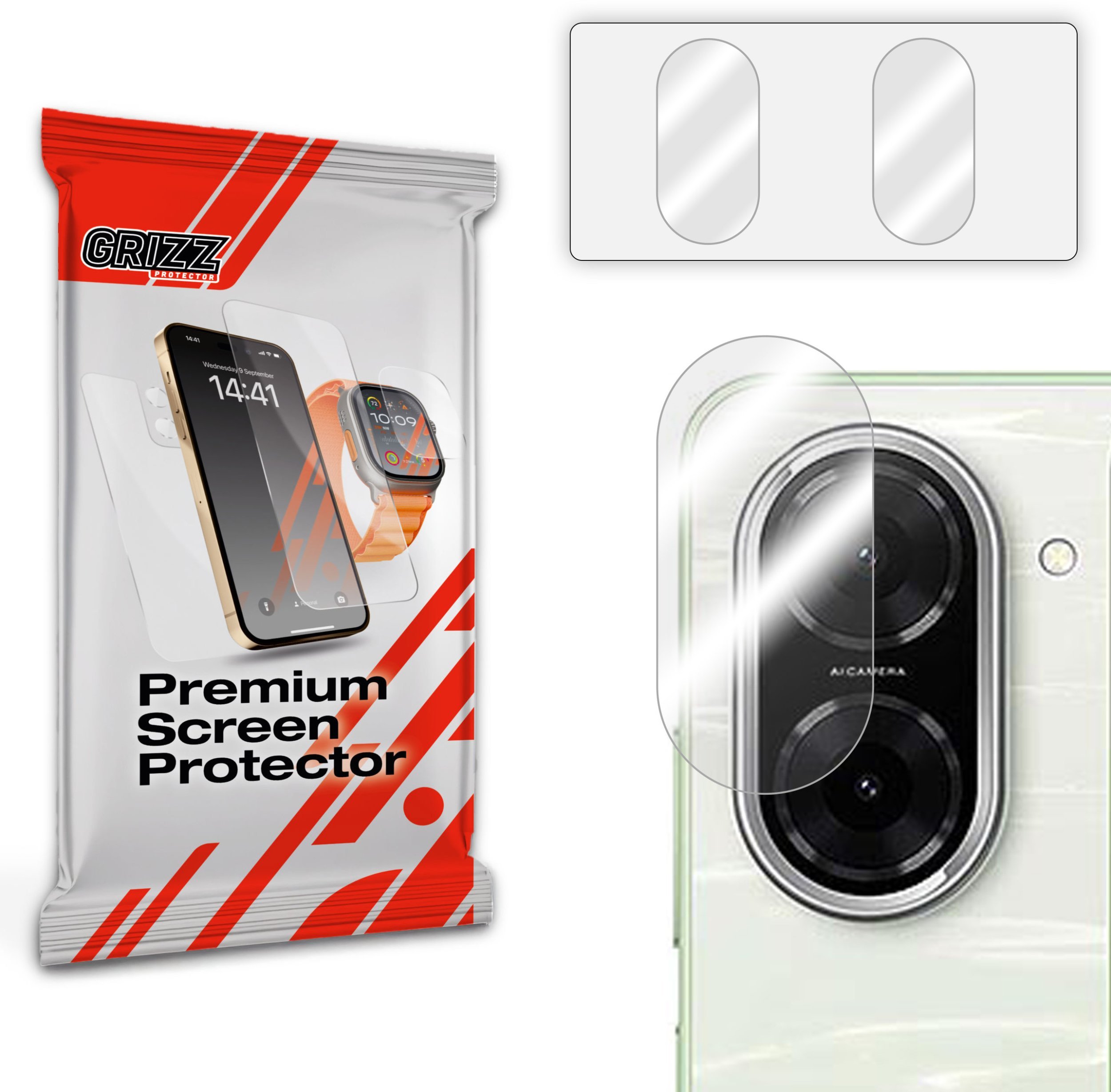 Szkło na aparat GrizzGlass HybridGlass Camera do Xiaomi Redmi A5 4G