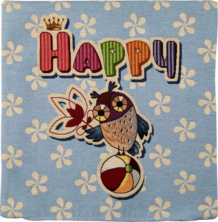 Witek Home Poszewka 45/45 Sowa-Happy