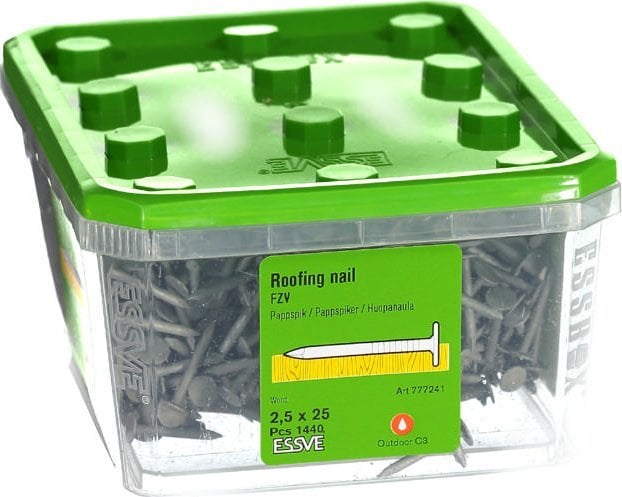 Etipo 2,5X25 papsøm rund varmgalvaniseret