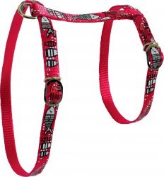 Zolux Szelki nylonowe dla kota Sardine czerwone 10mm