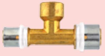 Herz Trójnik 20x2–3/4–20x2 z gwintem wewnętrznym - P 7220 42