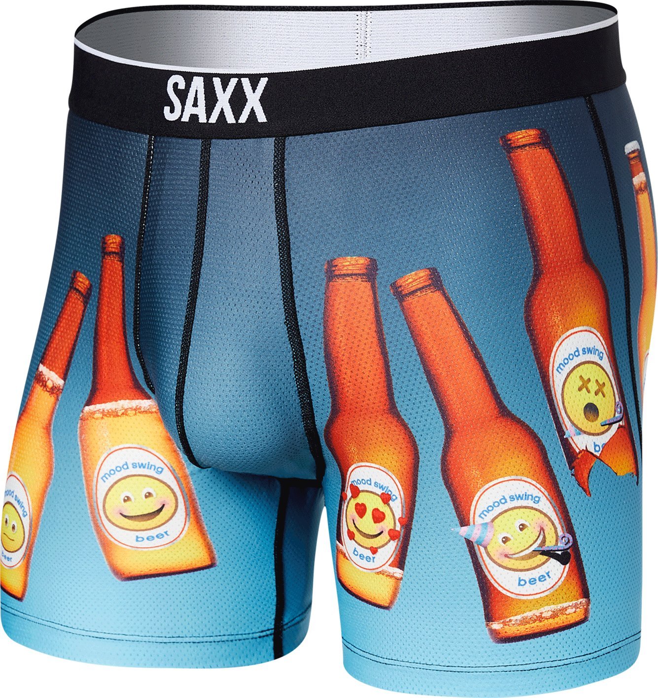 SAXX Bokserki męskie sportowe SAXX VOLT Boxer Brief piwo niebieskie S