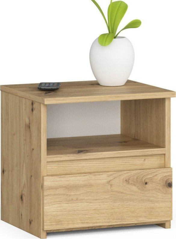 Fabryka Mebli Akord Szafka nocna CL1 40 cm 1 szuflada - dąb artisan