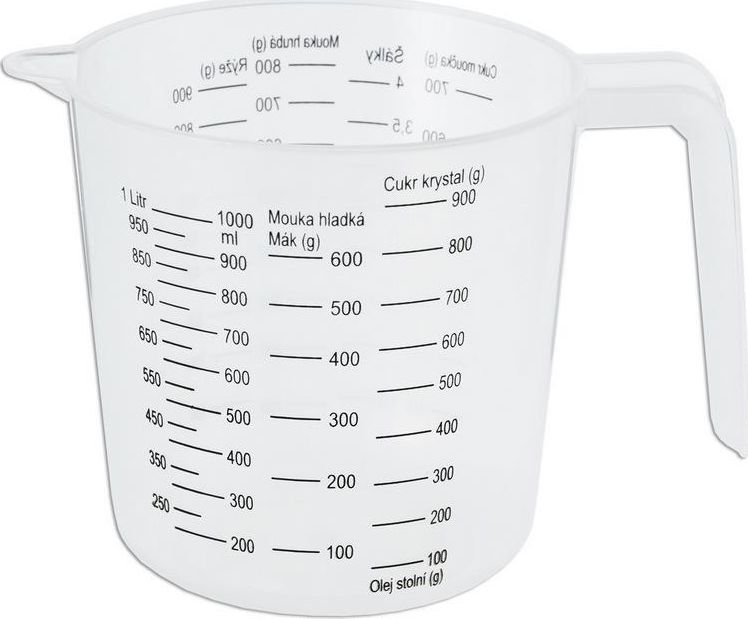 Orion Miarka kuchenna kubek z miarką 1L uniwersalny