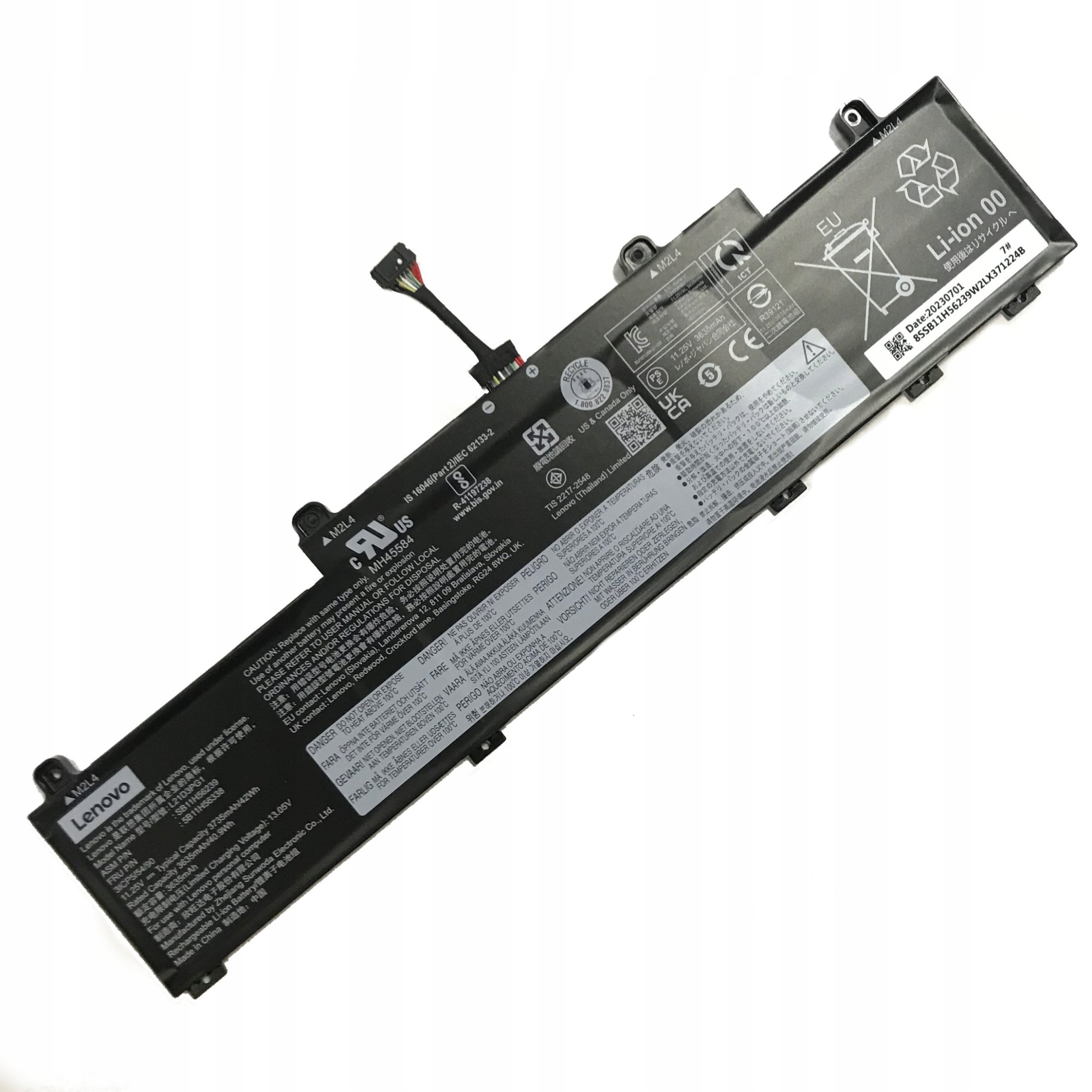 42Wh Li-ion internal battery for Lenovo systems