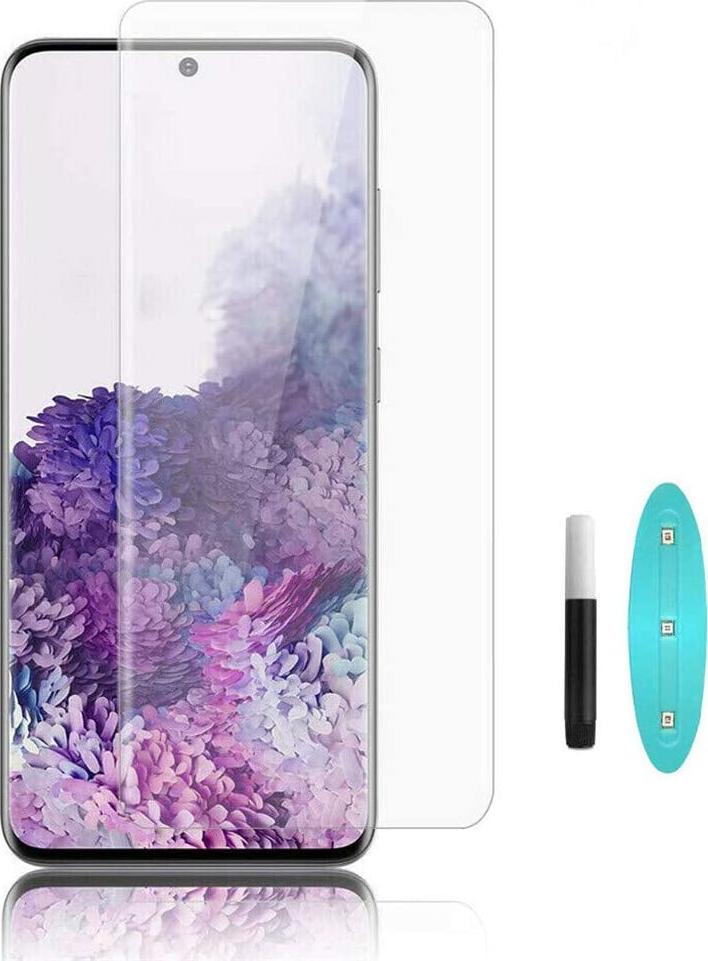 Braders Szkło Hartowane UV + Lampa UV do Samsung Galaxy S21 / S21 5G