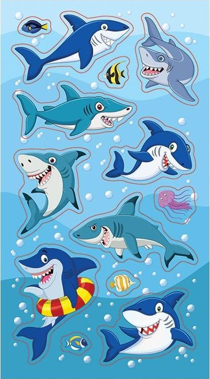 Ranok Naklejki Rekiny