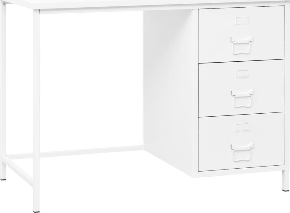 Biurko vidaXL Białe 105 cm x 52 cm