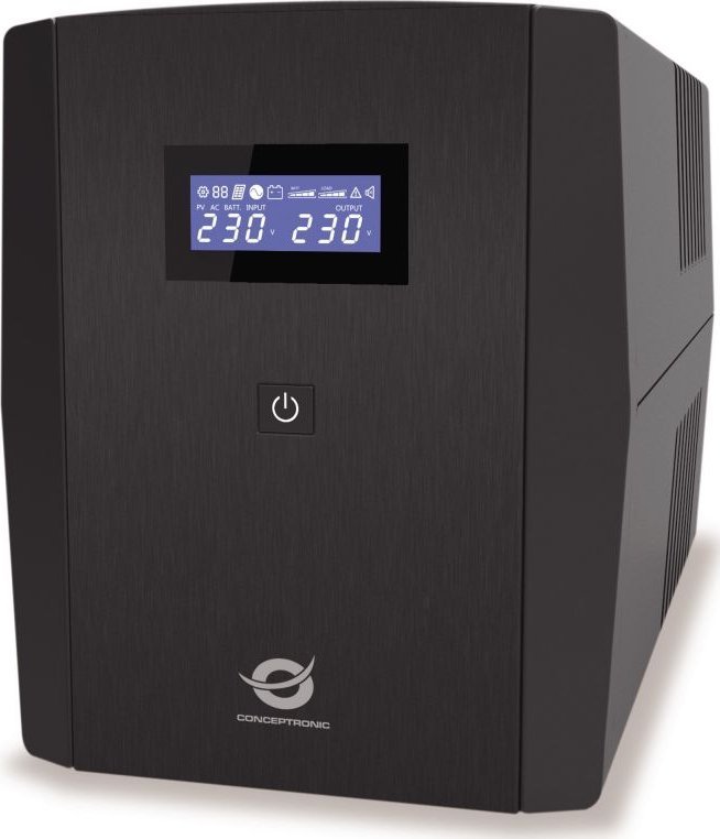 UPS Conceptronic Conceptronic ZEUS08E zasilacz UPS Technologia line-interactive 1,5 kVA 900 W 6 x gniazdo sieciowe