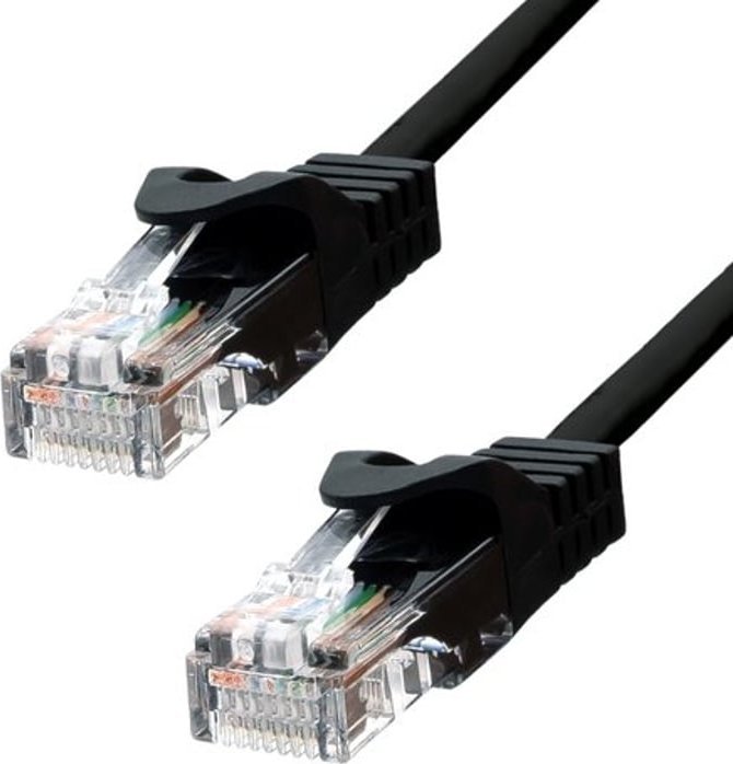 ProXtend ProXtend U/UTP CAT5e PVC AWG 24 CU Black 1M