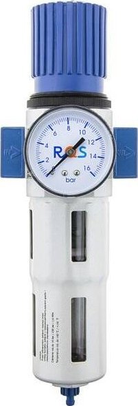 RQS Odwadniacz powietrza z reduktorem RECTUS OFR-3/4-MIDI (Filtr / Manometr / Osuszacz) - RQS 3/4"