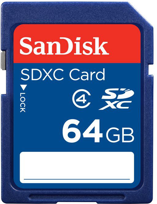 Karta SanDisk SDXC 64 GB Class 4 (SDSDB-064G-B35)