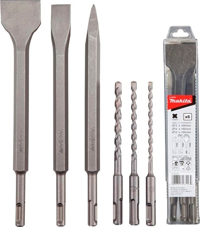 Wiertło Makita Makita SDS + drill / chisel set 6pcs - D-58920