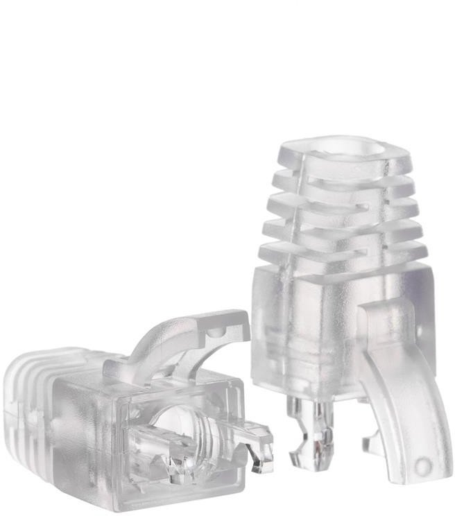 NetRack osłonka na wtyk RJ45 kat. 5e UTP, szerokość 12mm, wkładana (100 szt) (105-90)