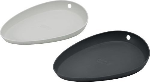 Lurch Podstawki pod łyżki Lurch, 2 szt., silikon, 18 x 13 cm, szare