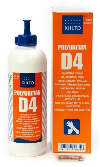 KIILTO D4 WOOD ADHESIVE 0,75 L