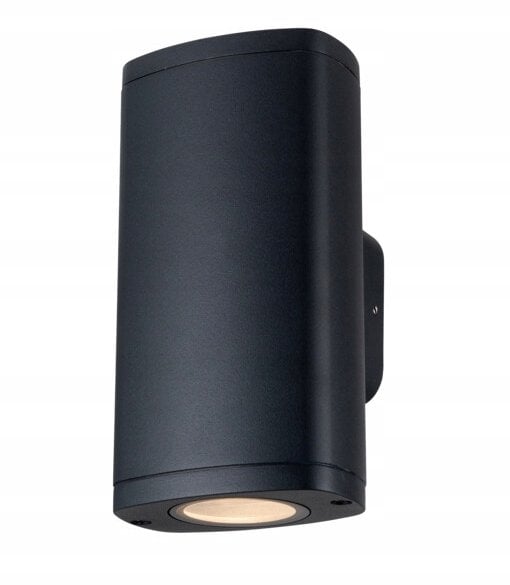 Oprawa elewacyjna ZEVI EL 2GU10 B 2xmax 10W IP54 podwójny dławik kinkiet czarny 38882