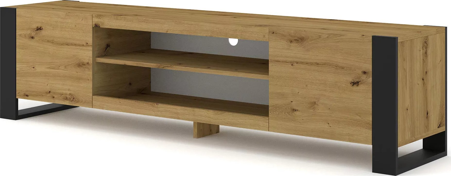 Elior Szafka na TV dąb artisan - Birma 4X