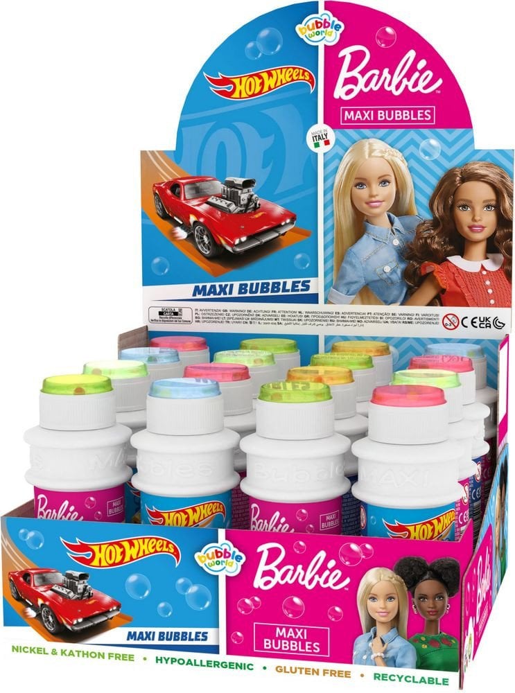 TOY SOAP BUBBLES HW/BARBIE 175 ML