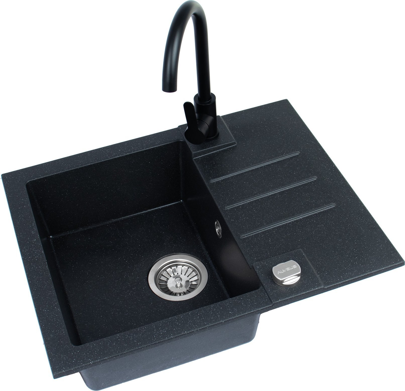 SINK ROCK30 BLCK+MIXER+SIF 1213091SEN