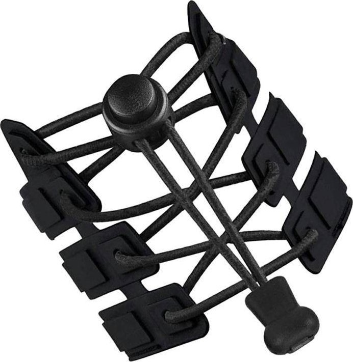 Aptel ELASTYCZNE SZNUROWADŁA Regulowana Długość 100cm czarne AG842