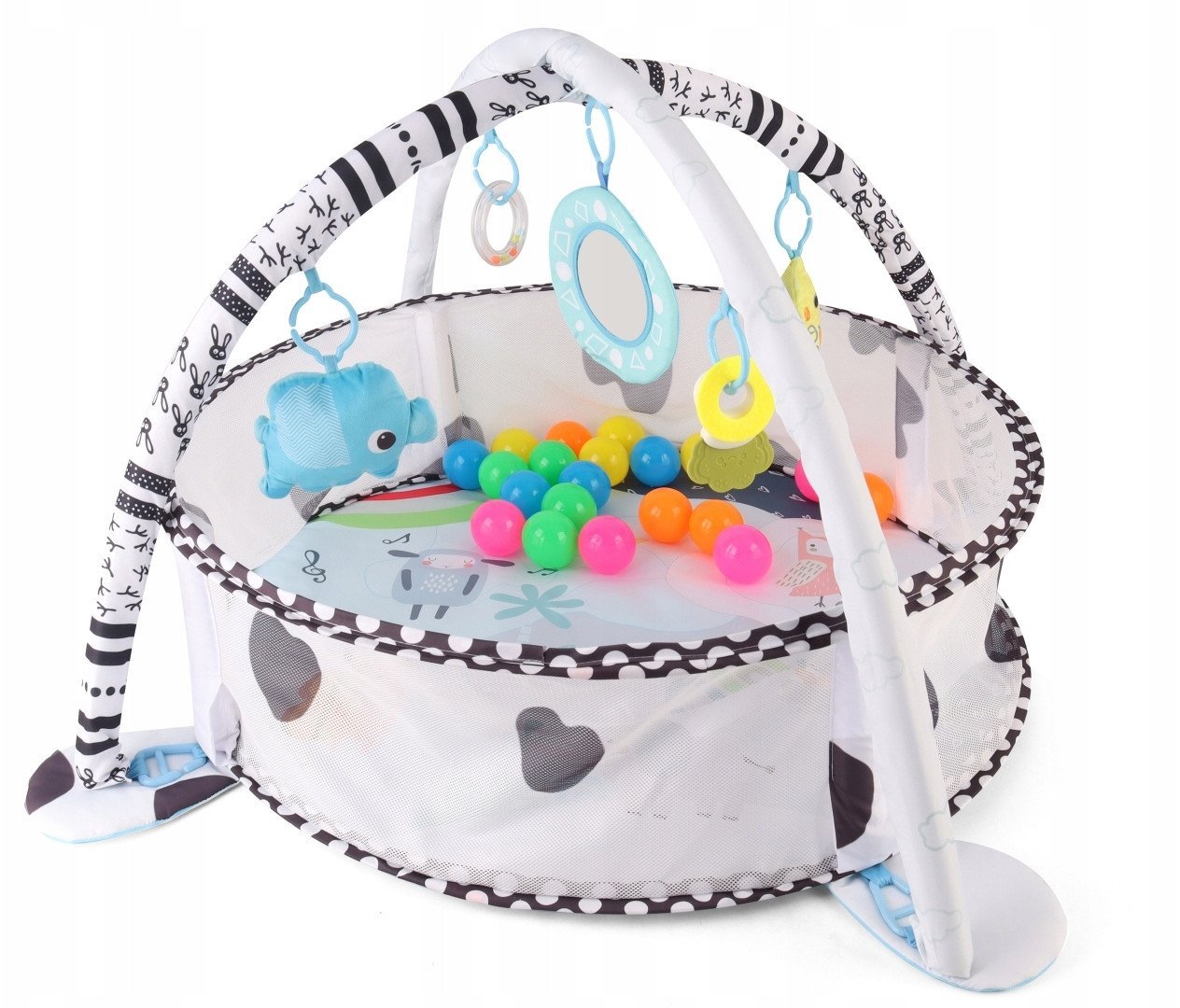 TinyMini JL626-2D Mata edukacyjna 2w1 Basen z Piłkami