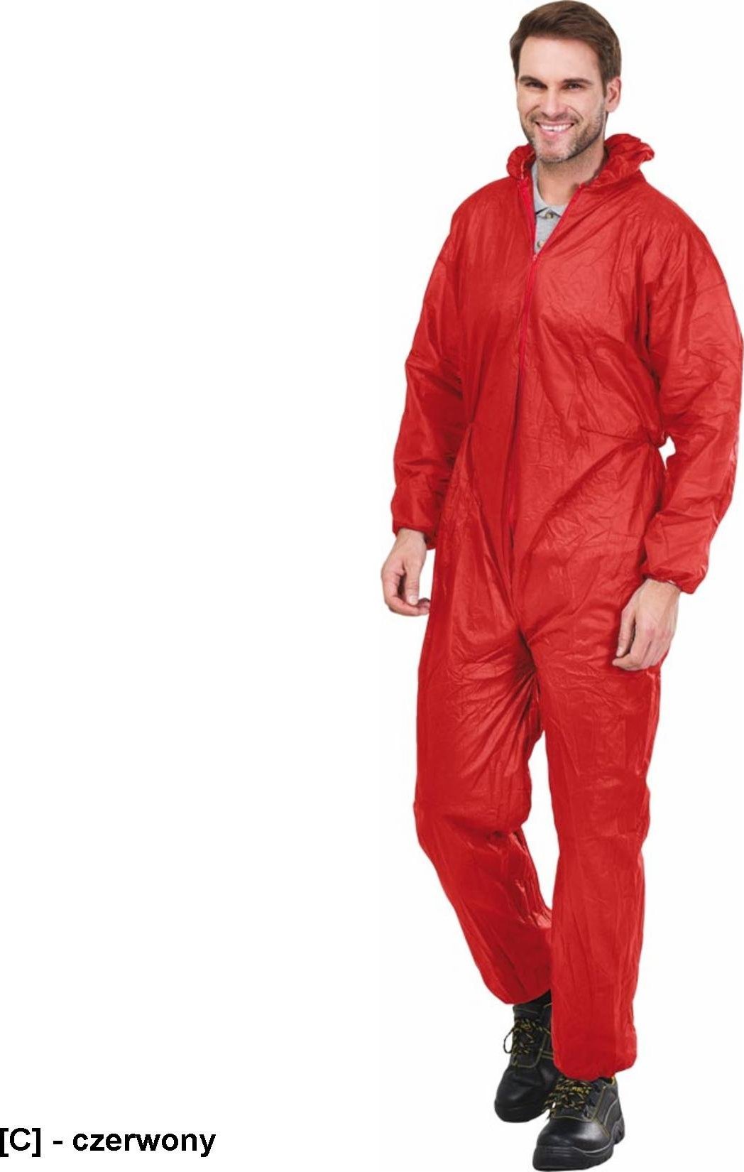 R.E.I.S. KOM - kombinezon malarski zapinany na suwak - żółty 3XL