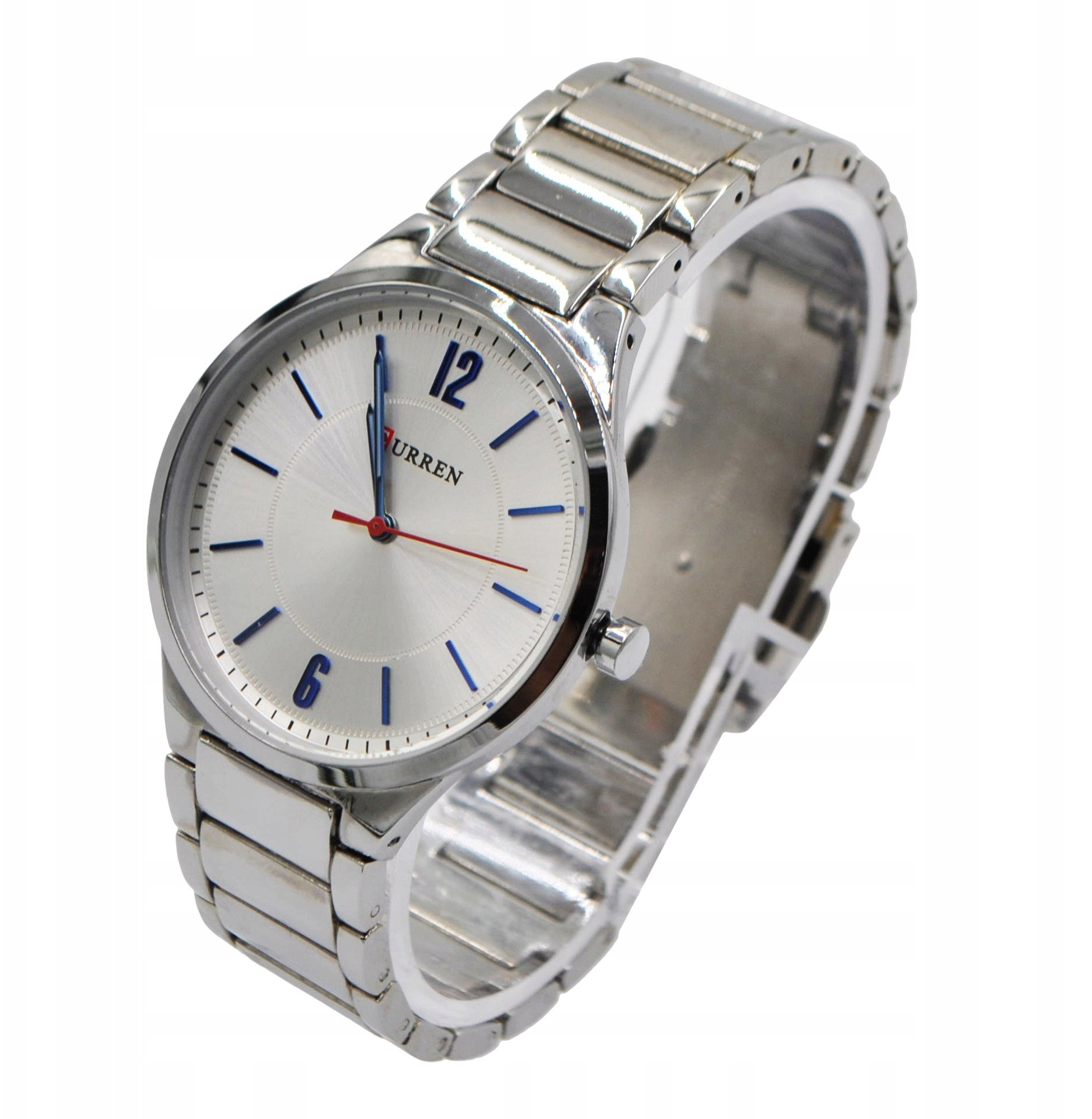 ZEGAREK MĘSKI Curren ELEGANCKI Datownik WR50 W6