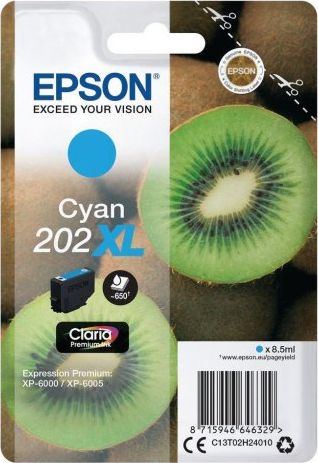 Tusz Epson Tusz C13T02H24010 202 XL cyan