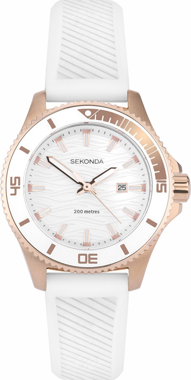Zegarek Sekonda Zegarek damski Sekonda 40572 biały