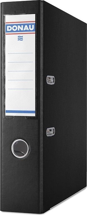 Segregator Donau Master 2-ringowy A4 75mm czarny (3967001PL-01)