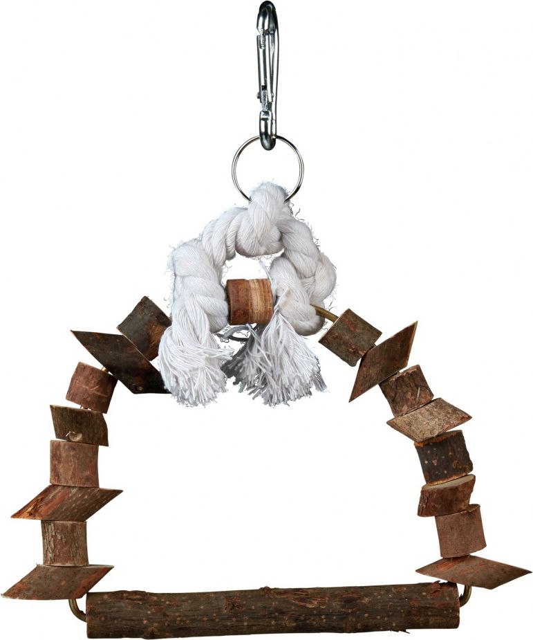 Trixie HUŚTAWKA DREWNIANA DLA PTAKÓW 15x20 cm