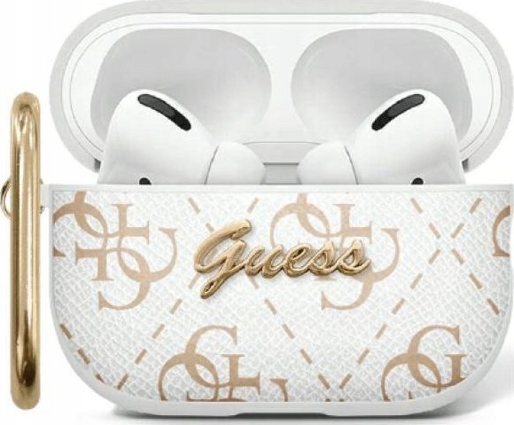 Guess Guess GUA2PG4GPH AirPods 1/2 cover white/white 4G Hook