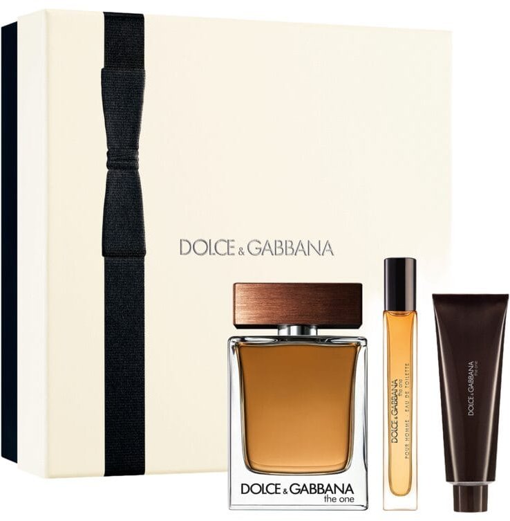 Dolce & Gabbana The One For Men Żel Pod Prysznic 50Ml + Miniaturka 10Ml + Woda Toaletowa - 100Ml