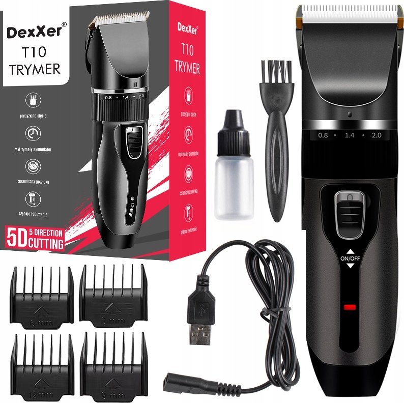 MASZYNKA DO STRZYŻENIA PSÓW BLACK T10