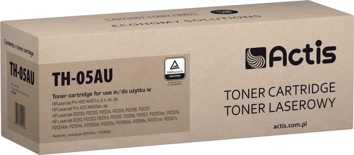 Toner Actis Actis TH-05AU Toner Uniwersalny - zamiennik HP 05A CE505A CF280A Standard 2800 stron czarny -