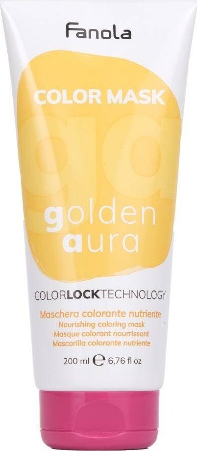 Fanola Color Mask maska koloryzująca do włosów Golden Aura 200ml
