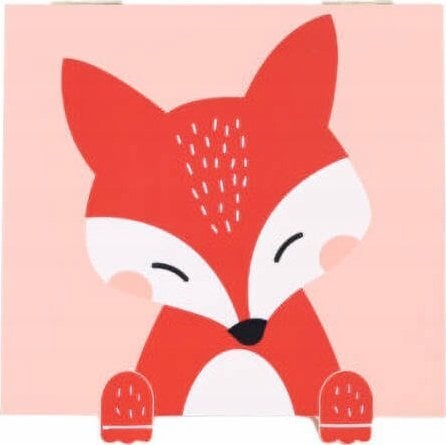 Home Styling Collection Szkatułka na dziecięce skarby Zwierzątka z łapkami, 15 x 15 x 7 cm