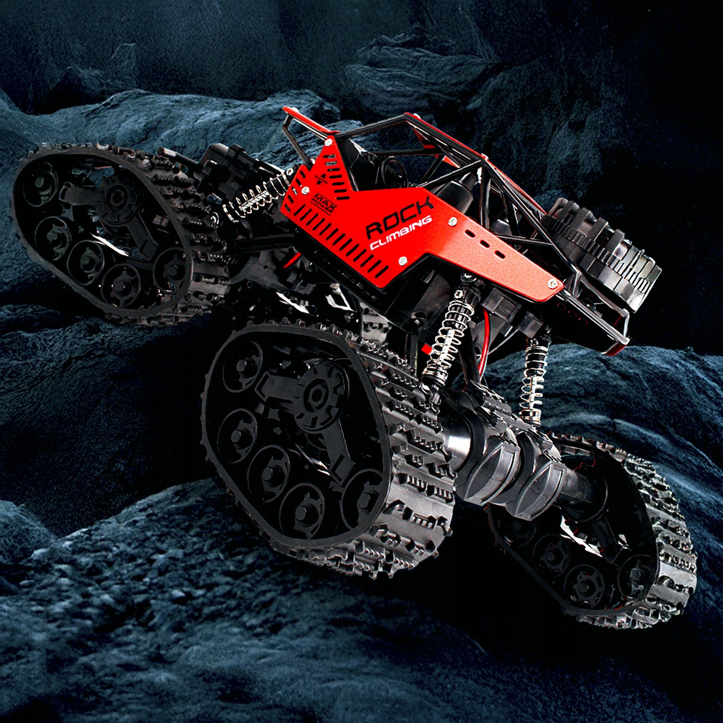 B4H2 SAMOCHÓD STEROWANY 2w1 4x4 Z GĄSIENICE ZAPAS KOŁA