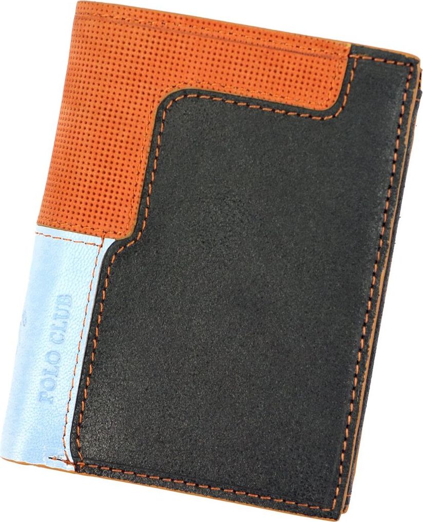 Harvey Miller Duży pojemny skórzany portfel męski Harvey Miller Nie dotyczy