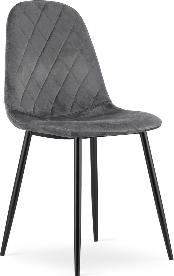 Leobert Krzesło ASTI - ciemny szary aksamit x 1